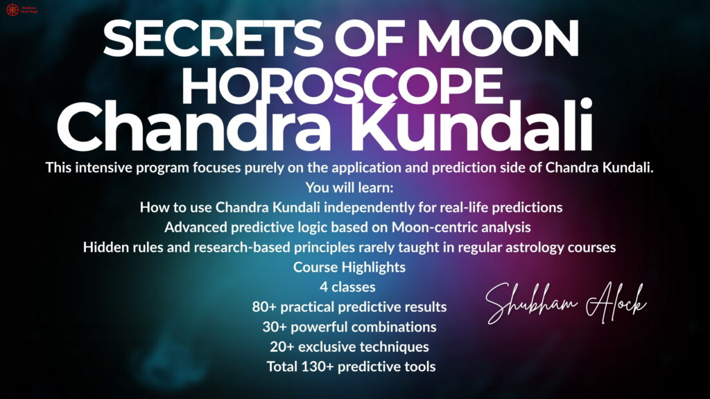 Secrets of Chandra Kundali aka The Moon Horoscope