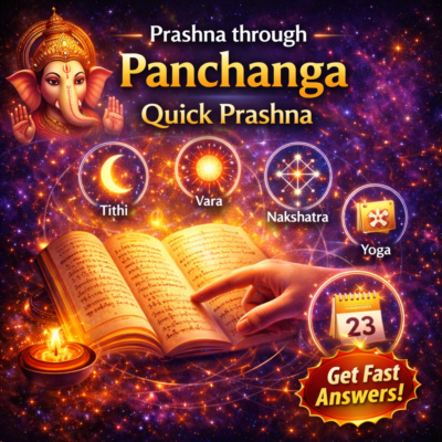Prashna through Panchanga: Quick Prashna