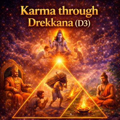 Karma through Drekkana D3 Divisional Chart